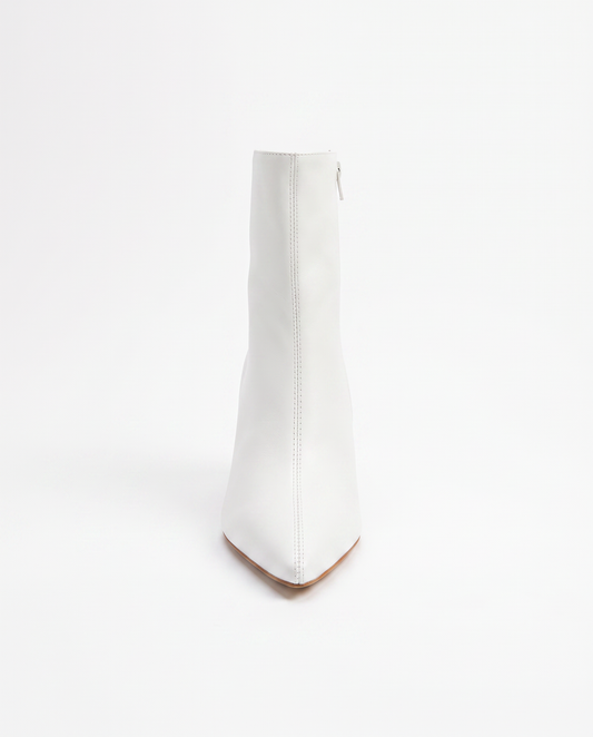 Block heel 75 mm - White