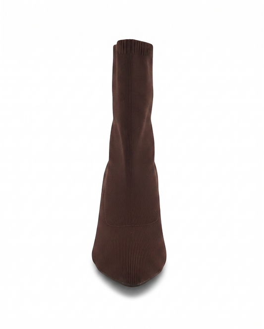 Women's Sock Boot - Brown