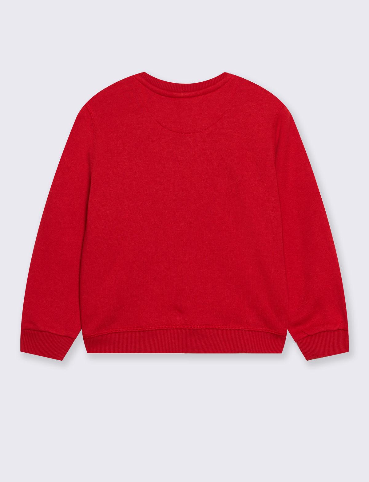 Felpa natalizia girocollo alla moda - Rosso