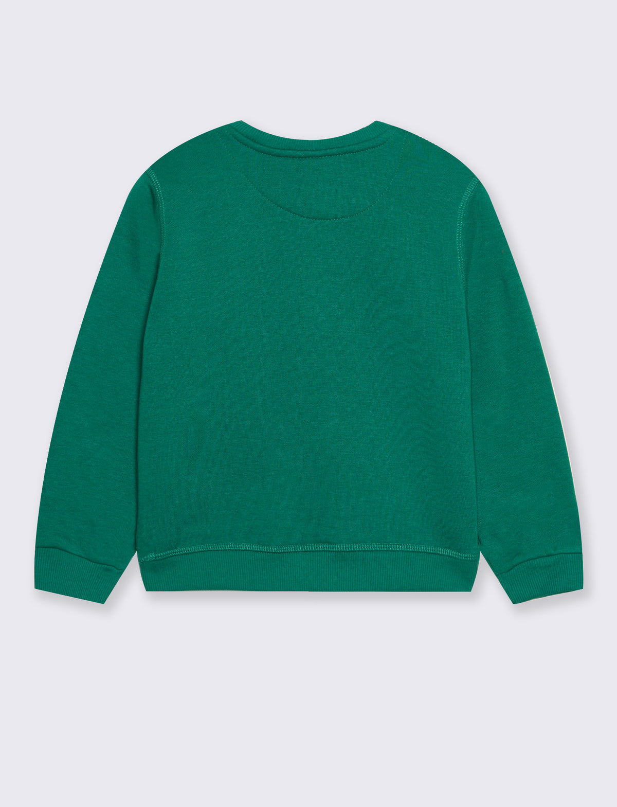 Felpa natalizia girocollo alla moda - Verde