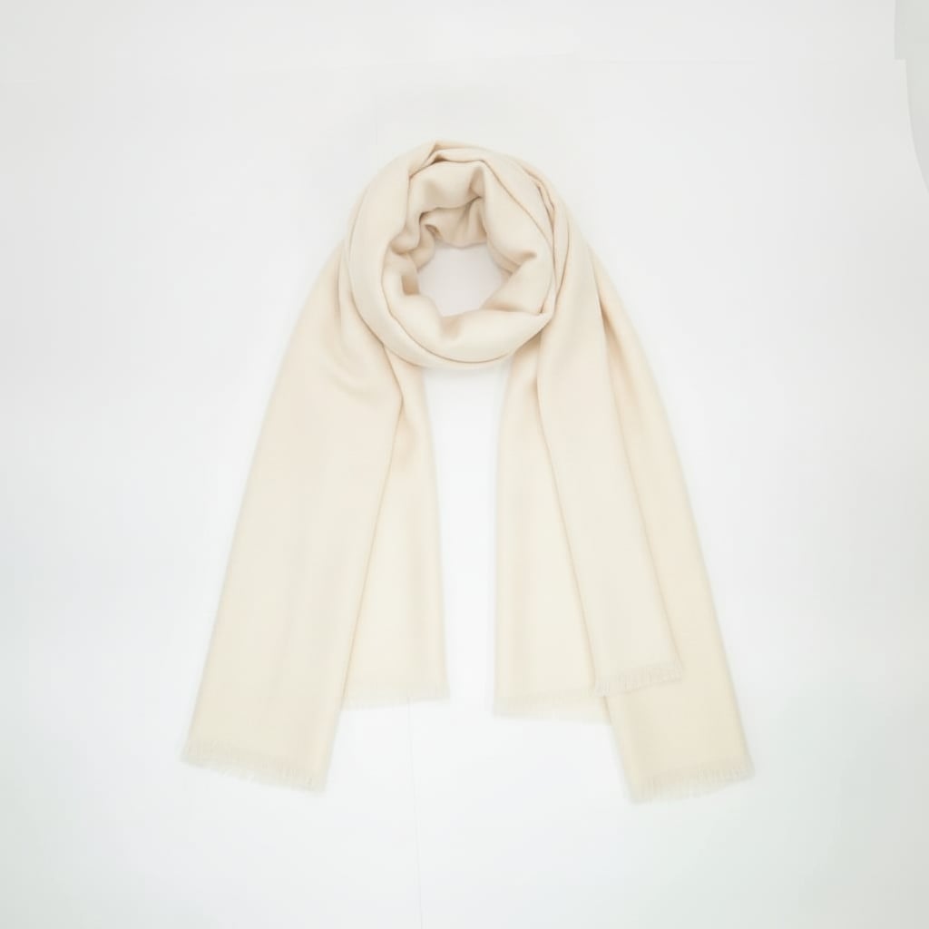 Sciarpa stola 190x190 cm elegante - Beige