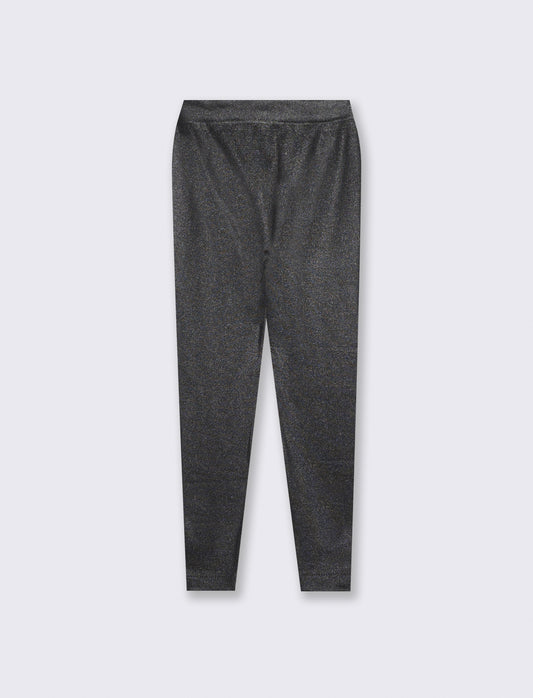 Leggings lunghi effetto lucido e morbidi - Nero