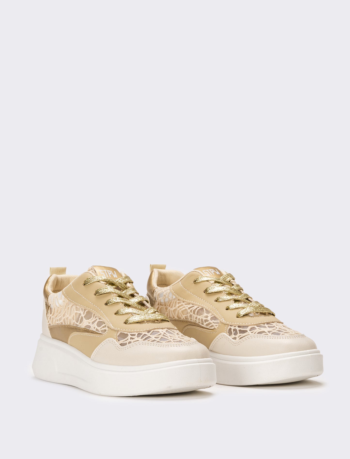 Sneakers in rete da donna - Beige