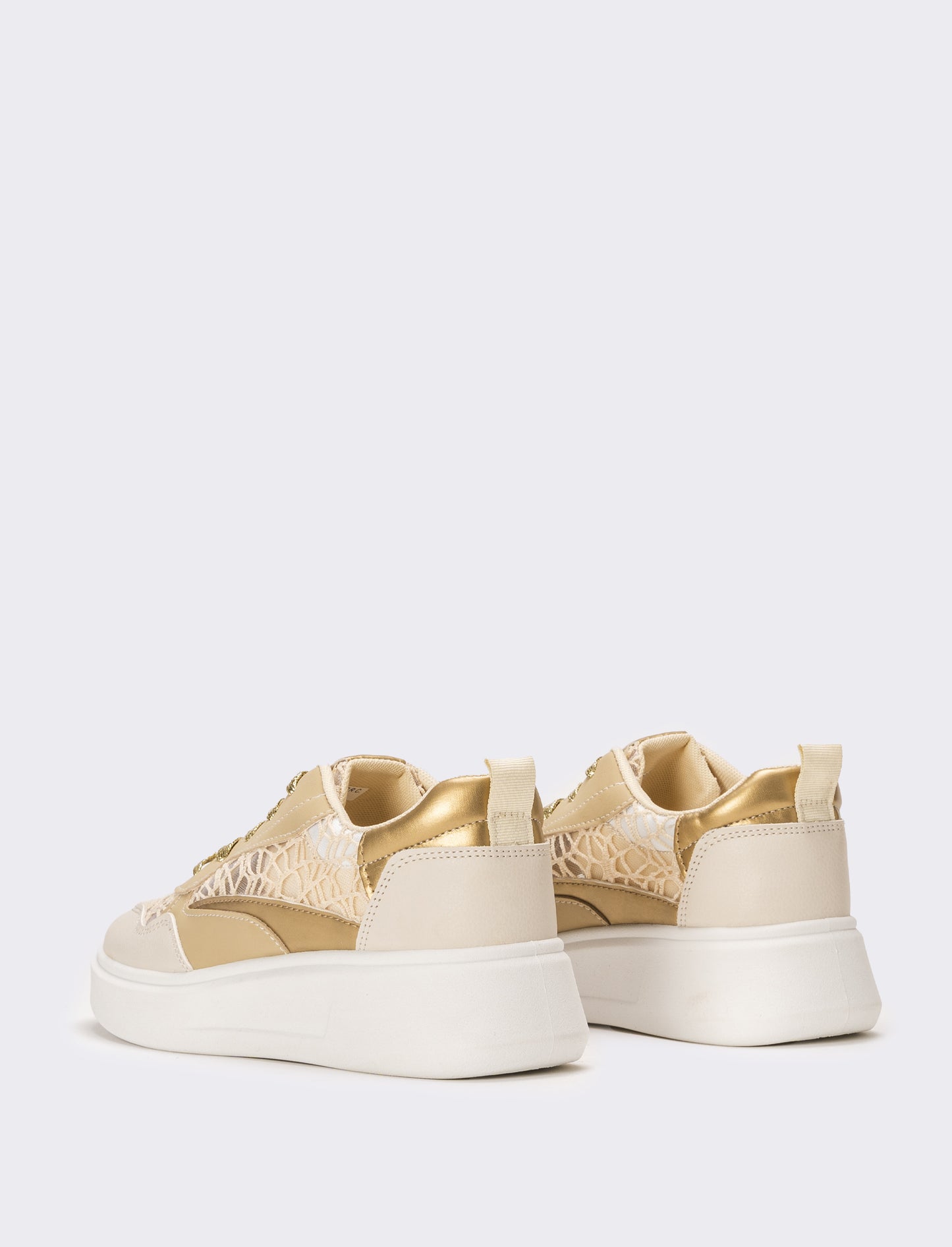 Sneakers in rete da donna - Beige