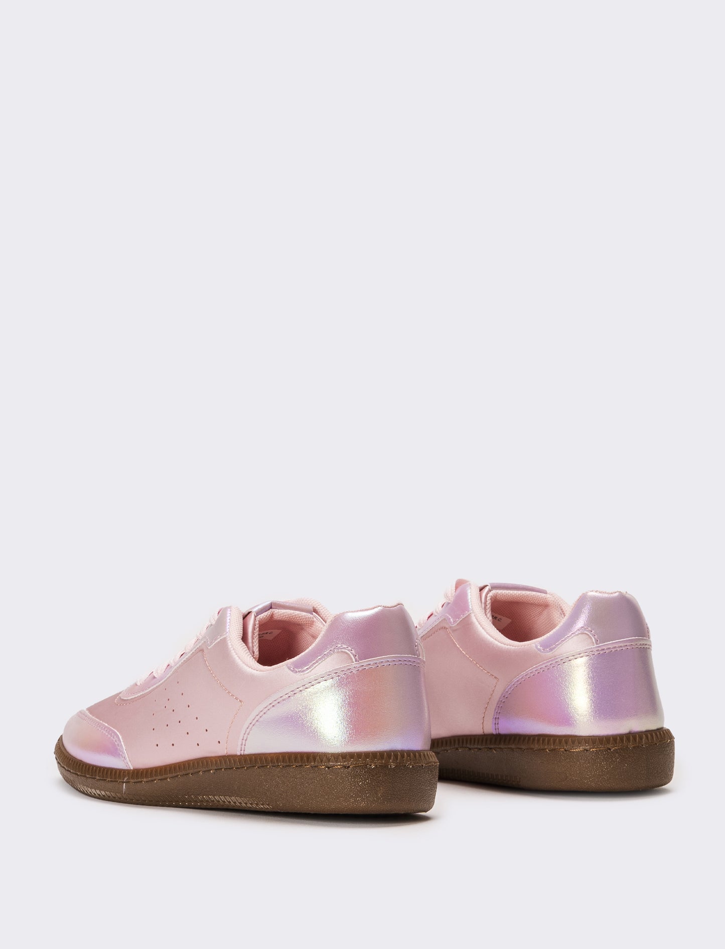 Sneakers in raso da donna - Rosa