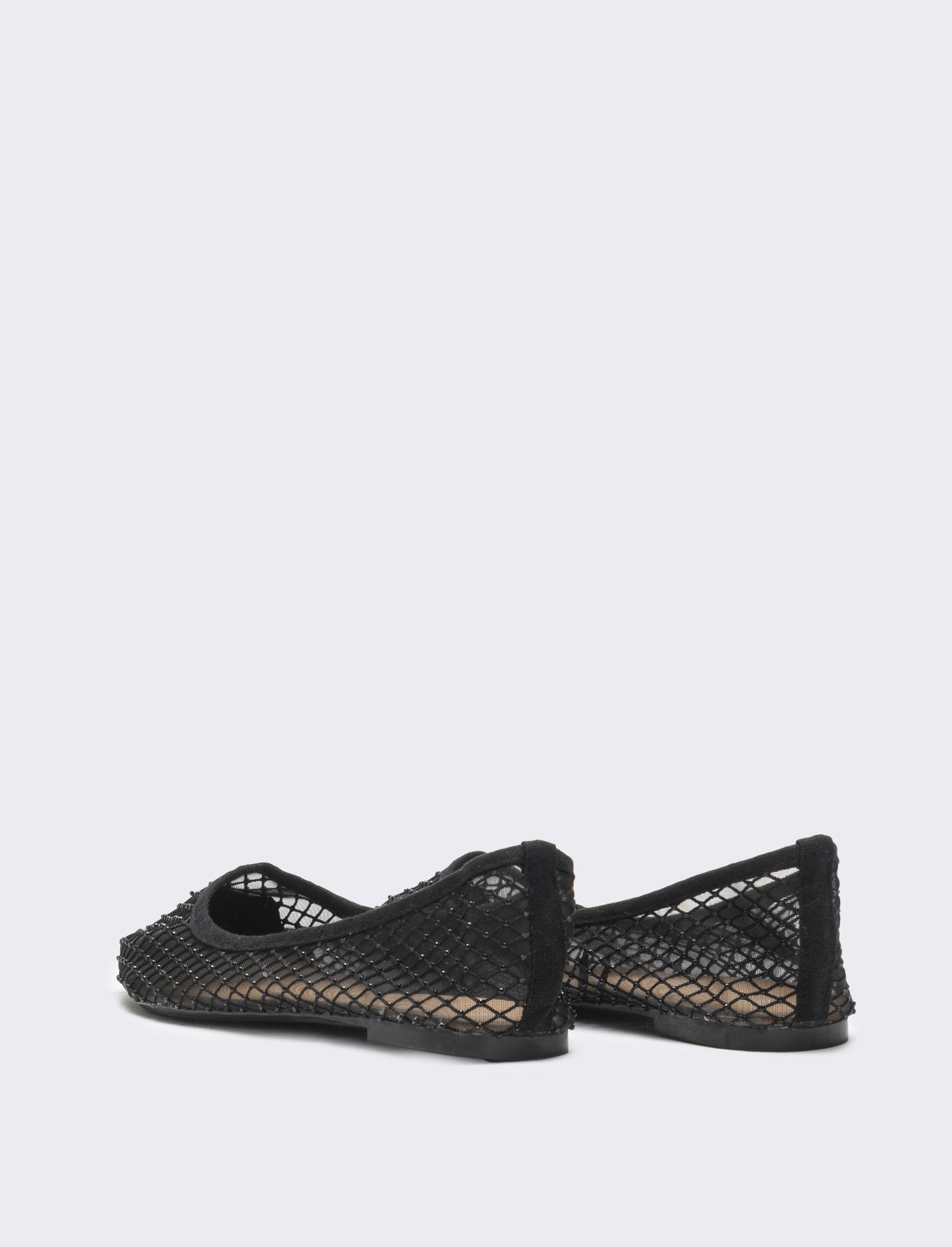 Ballerina da bambina in rete - Nero