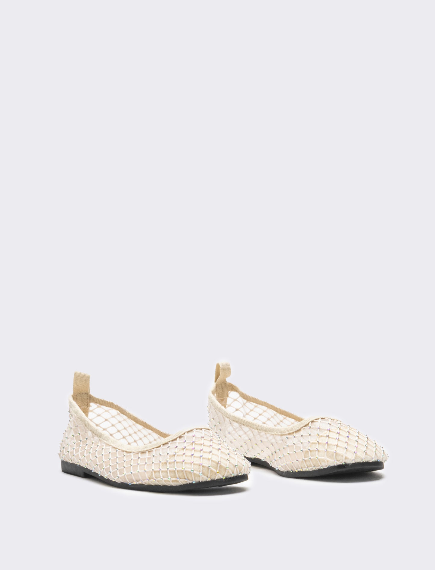 Ballerina da bambina in rete - Beige