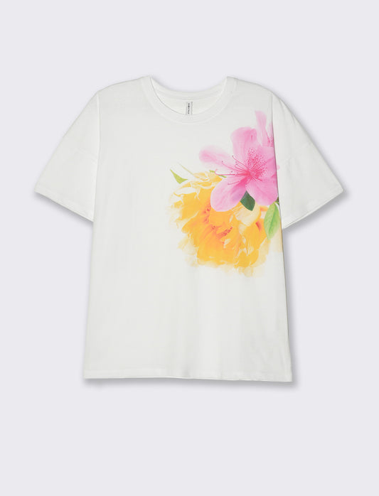 Woman's printed graphic t-shirt for casual wear - 