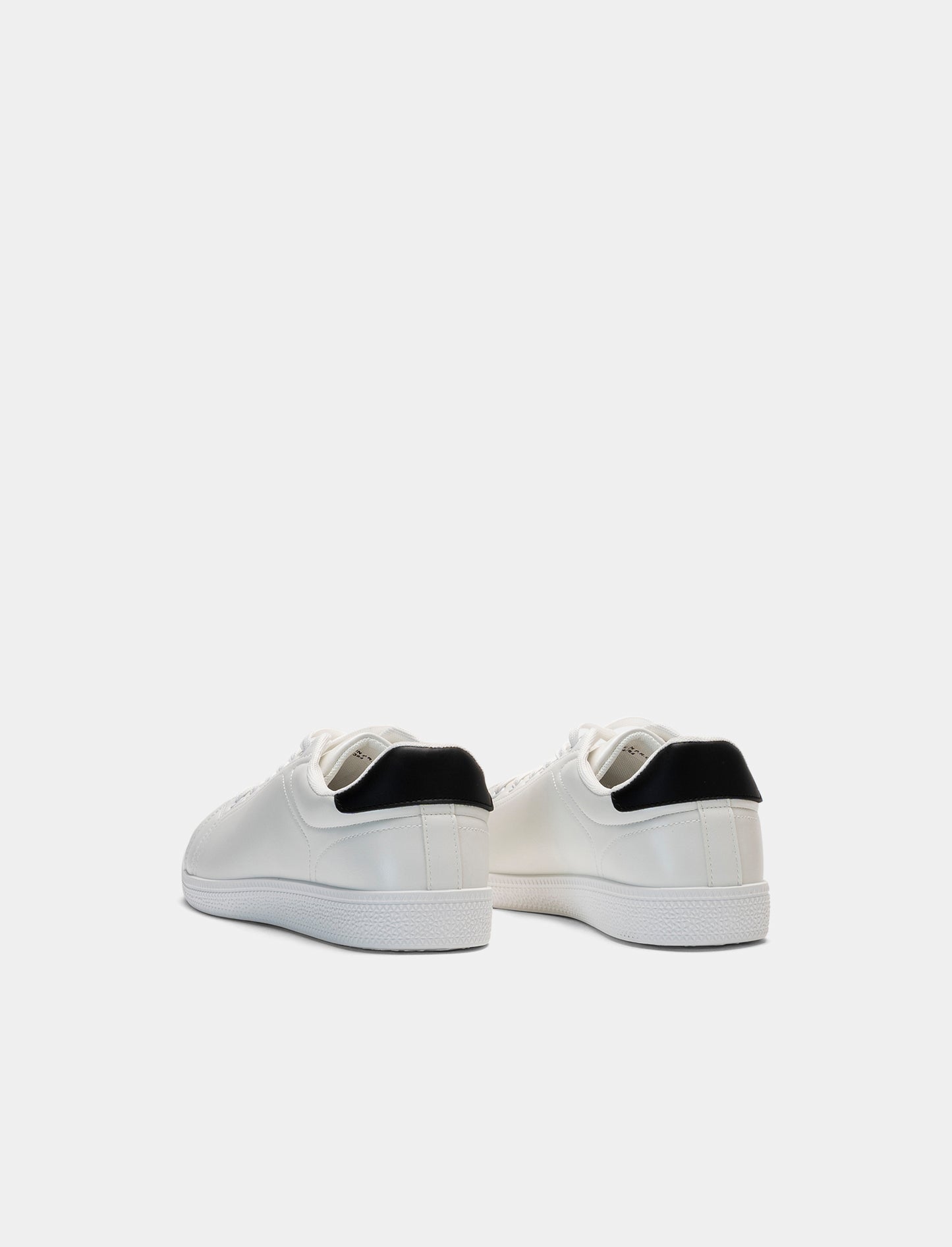 Sneakers minimal da uomo - Bianco