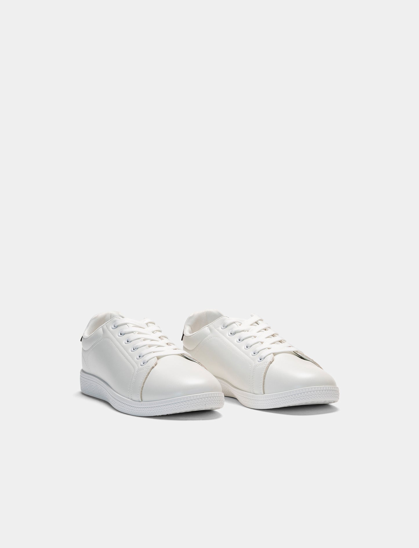 Sneakers minimal da uomo - Bianco