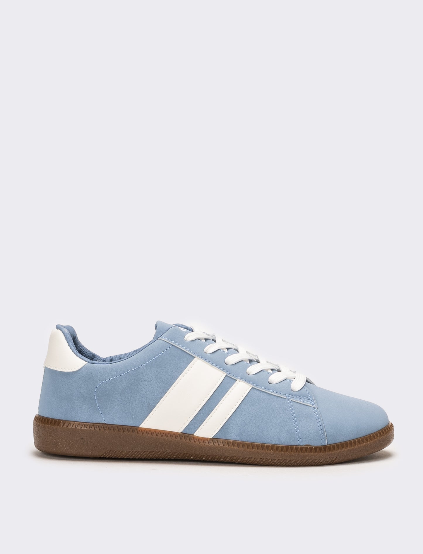 Sneakers scamosciata da uomo - Azzurro