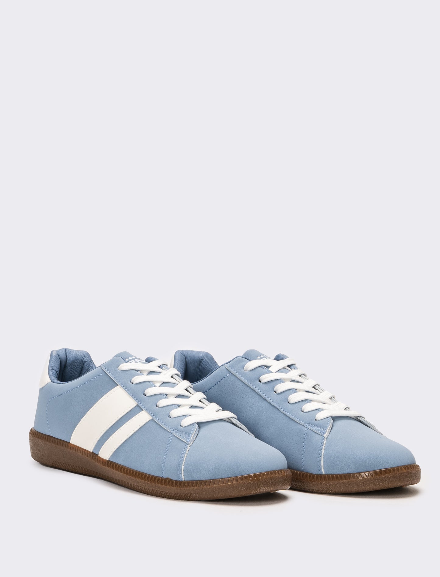 Sneakers scamosciata da uomo - Azzurro