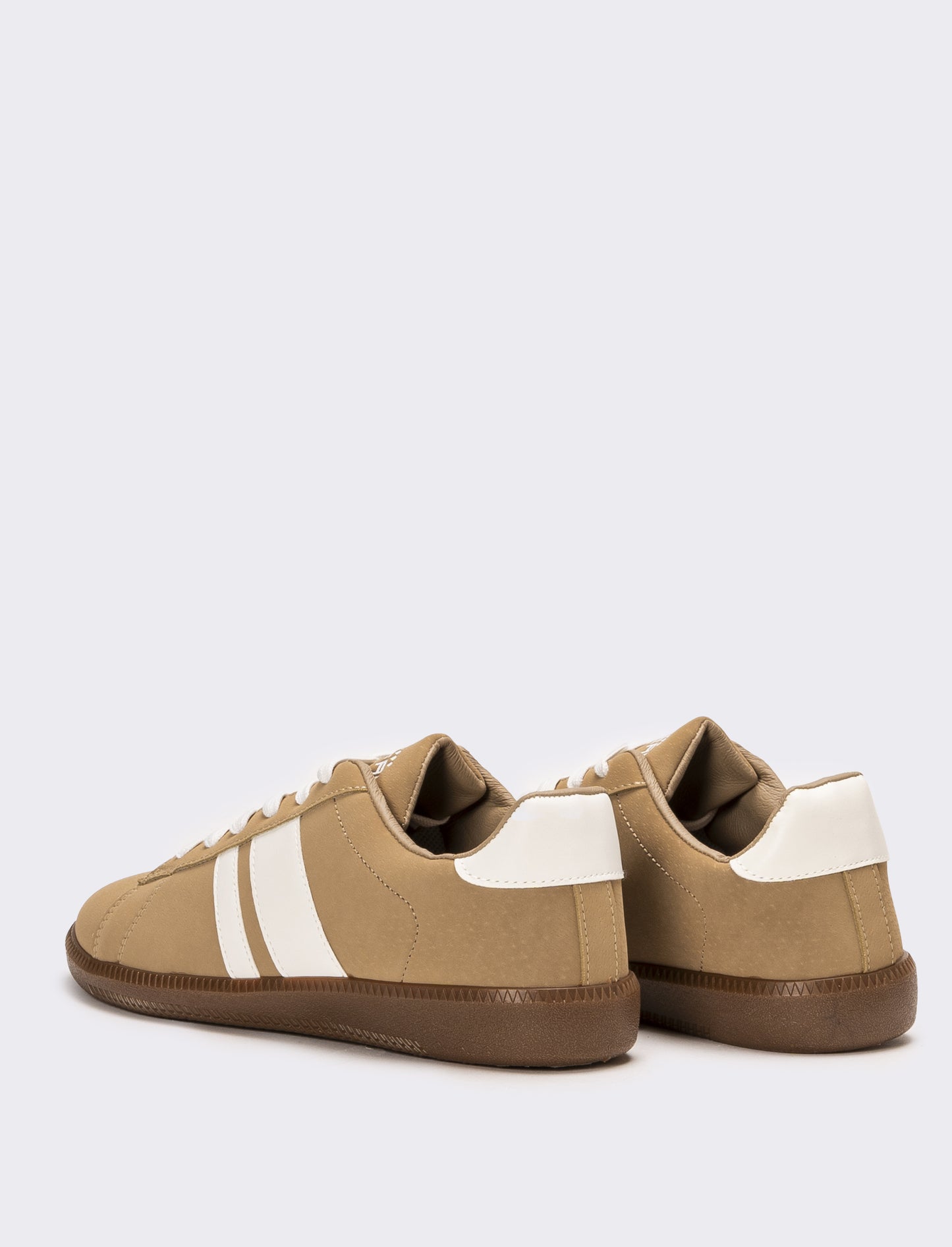 Sneakers scamosciata da uomo - Grigio tortora
