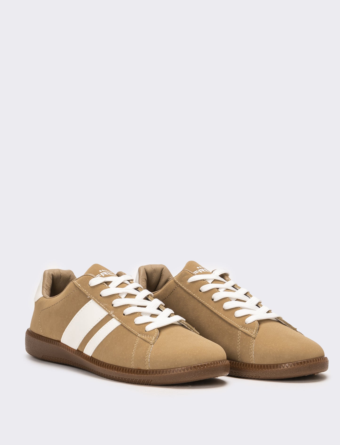 Sneakers scamosciata da uomo - Grigio tortora