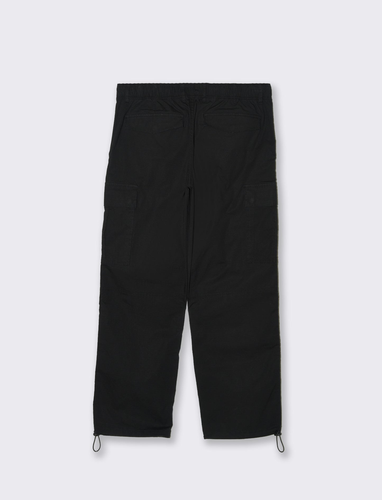 Pantaloni cargo parachute fit da uomo - Nero