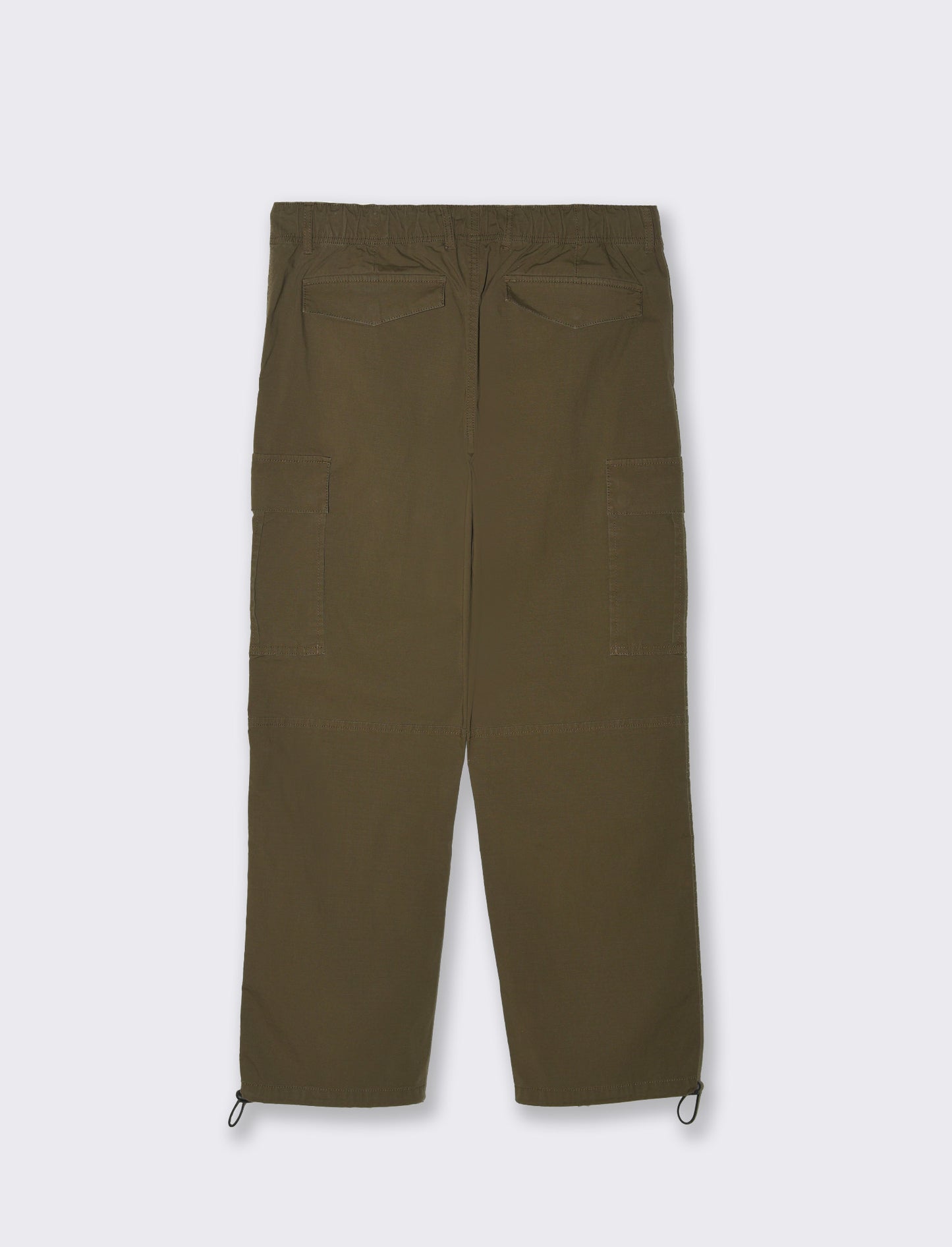 Pantaloni cargo parachute fit da uomo - Verde kaki