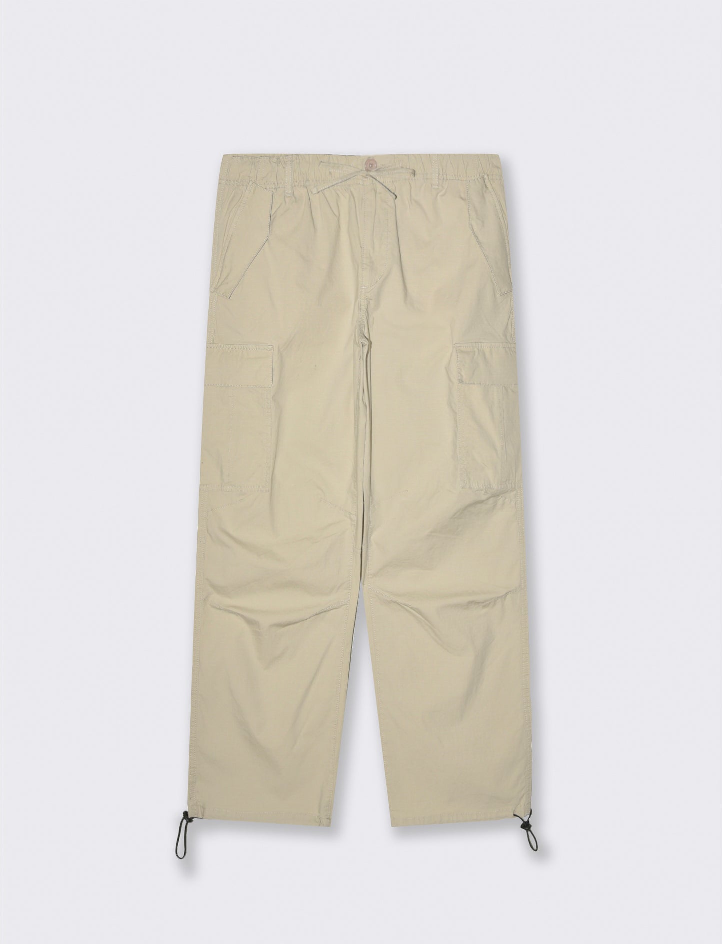 Pantaloni cargo parachute fit da uomo - Grigio ghiaccio