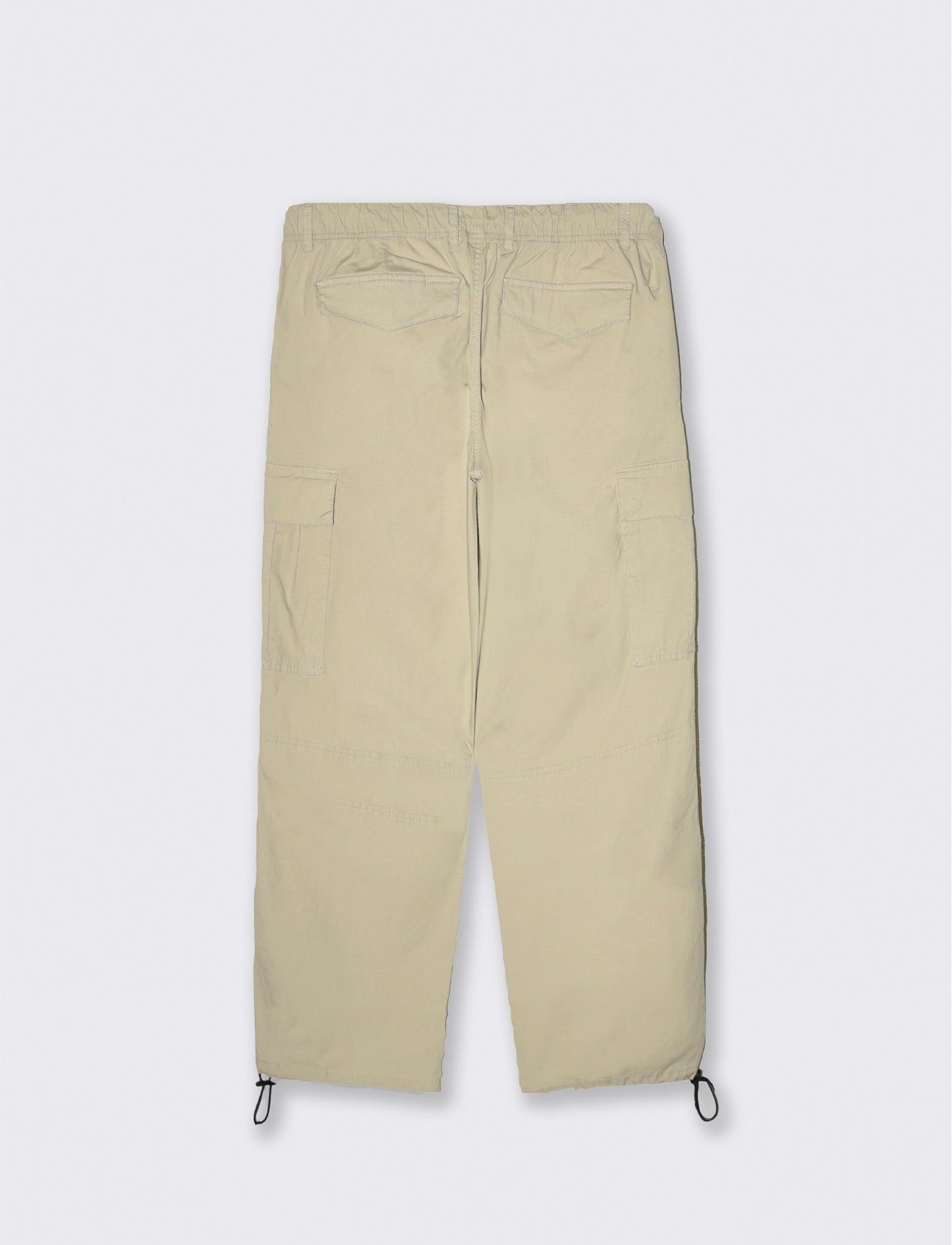 Pantaloni cargo parachute fit da uomo - Grigio ghiaccio