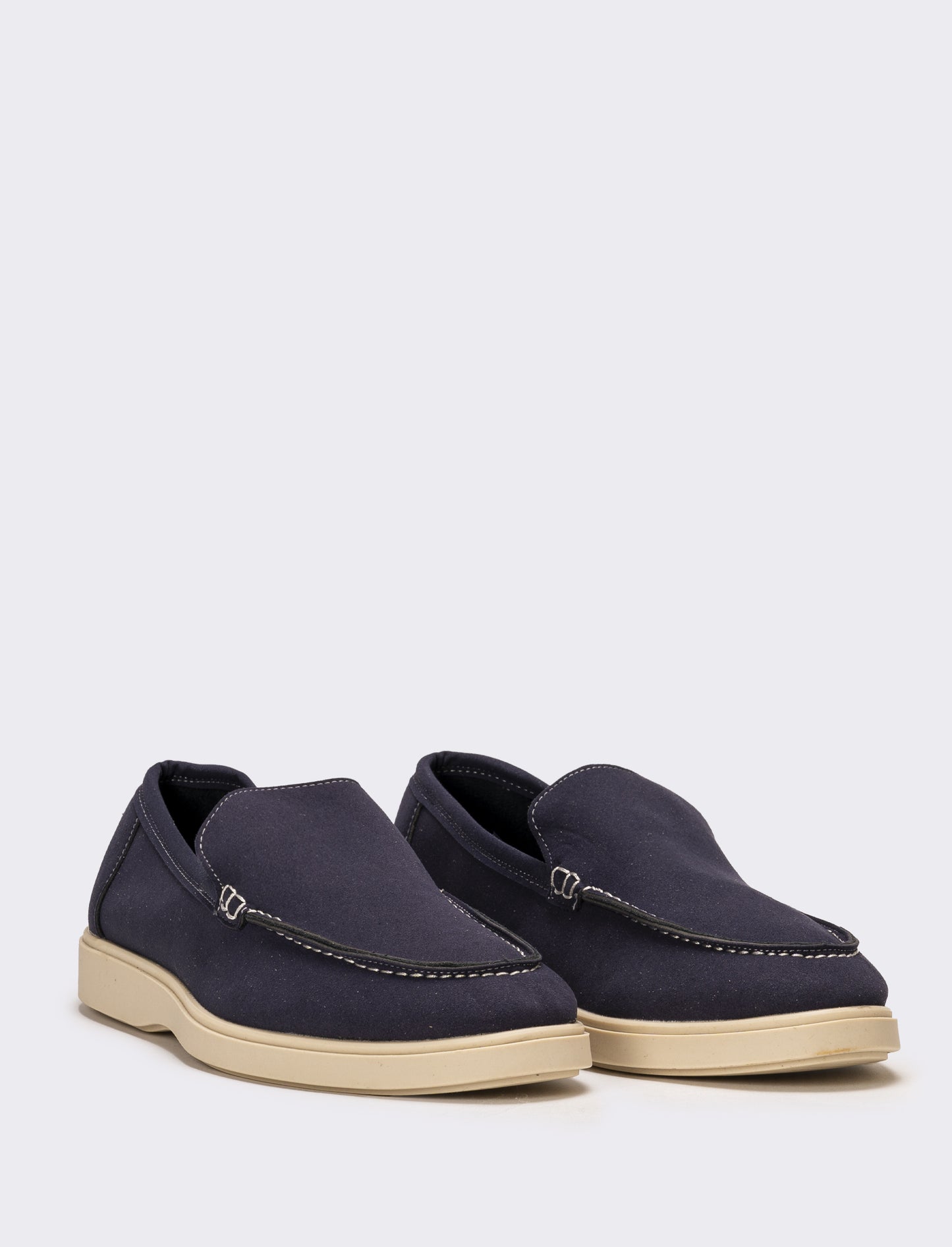 Mocassino scamosciato da uomo - Blu
