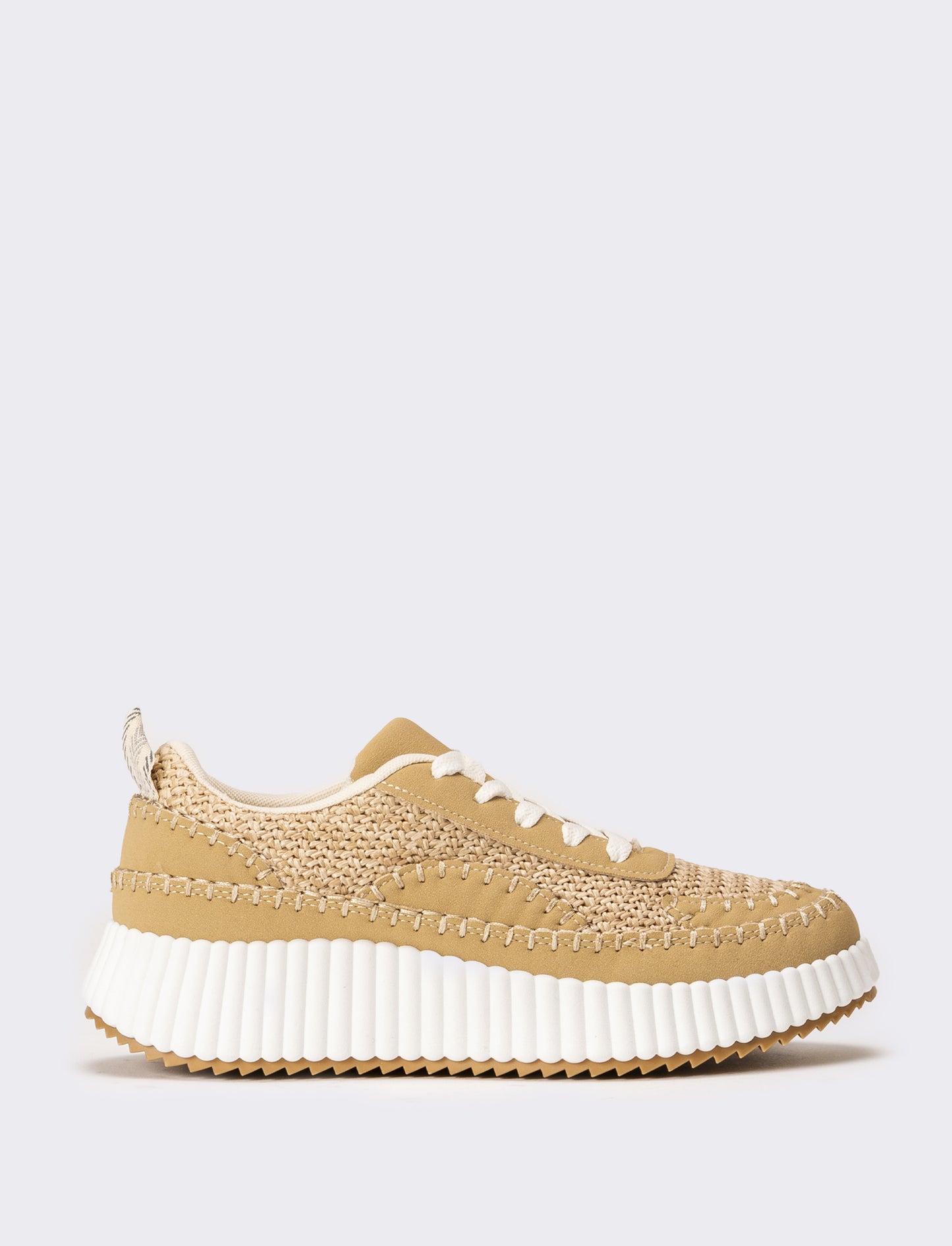 Sneakers in rafia da donna - Beige