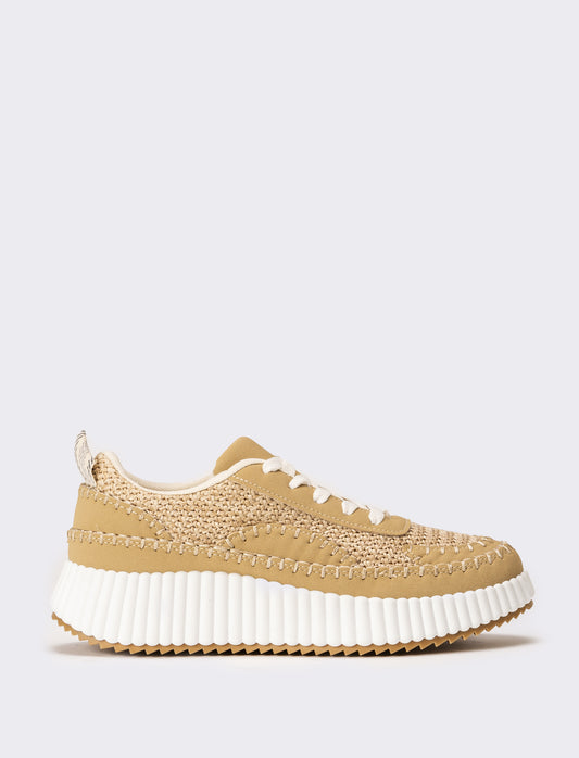 Sneakers in rafia da donna - Beige