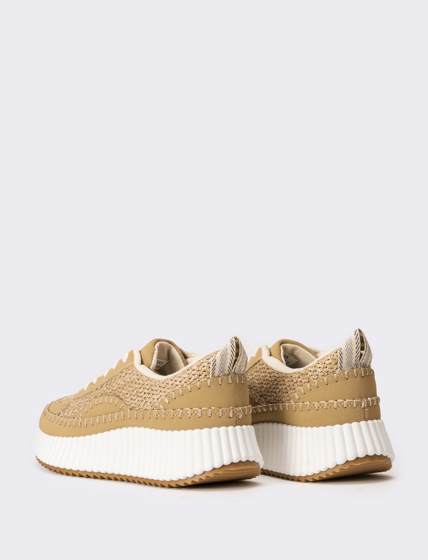 Sneakers in rafia da donna - Beige