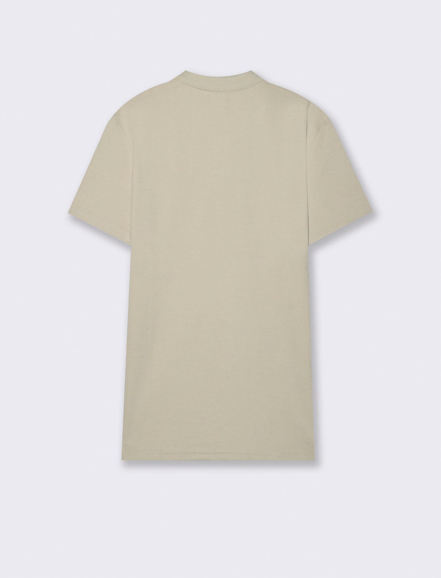Polo in tessuto struttura ottoman da uomo - Grigio ghiaccio