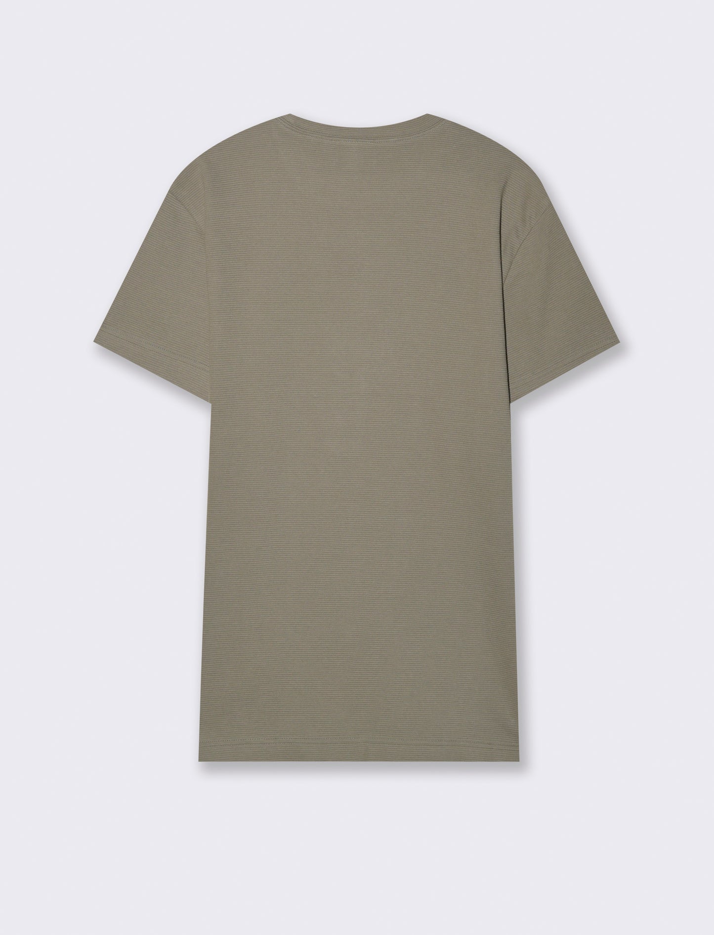 T-shirt struttura ottoman da uomo - Grigio