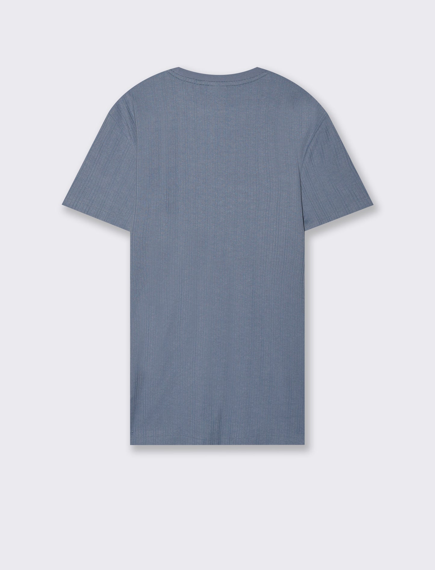 T-shirt a coste effetto maglia da uomo - CARTA DA ZUCCHERO