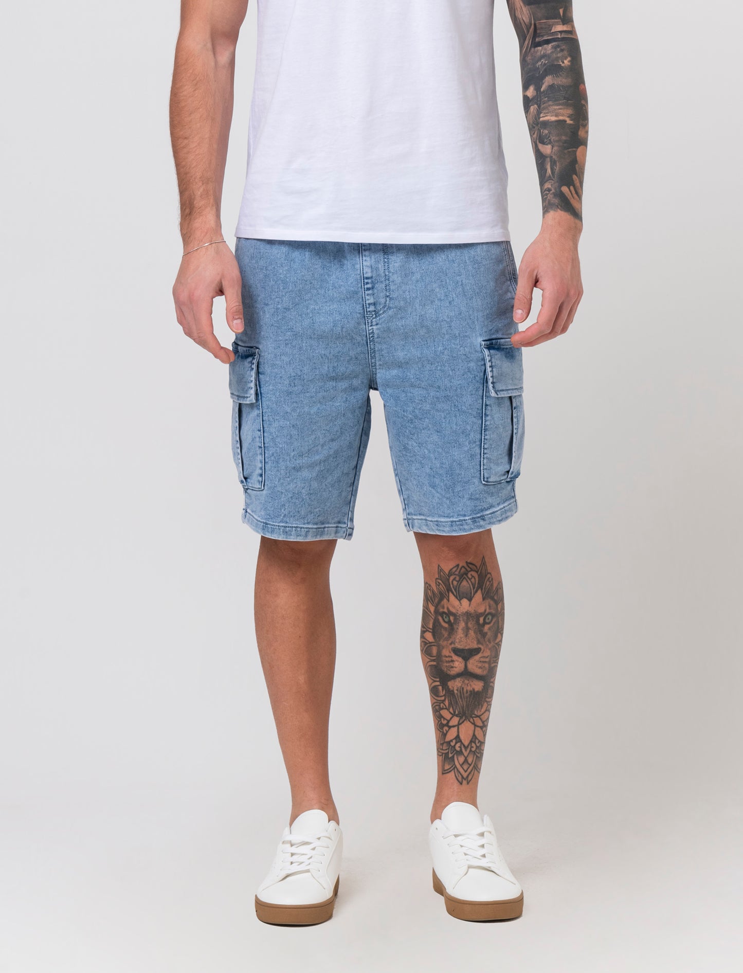 T-shirt in cotone con collo a serafino da uomo - Avion