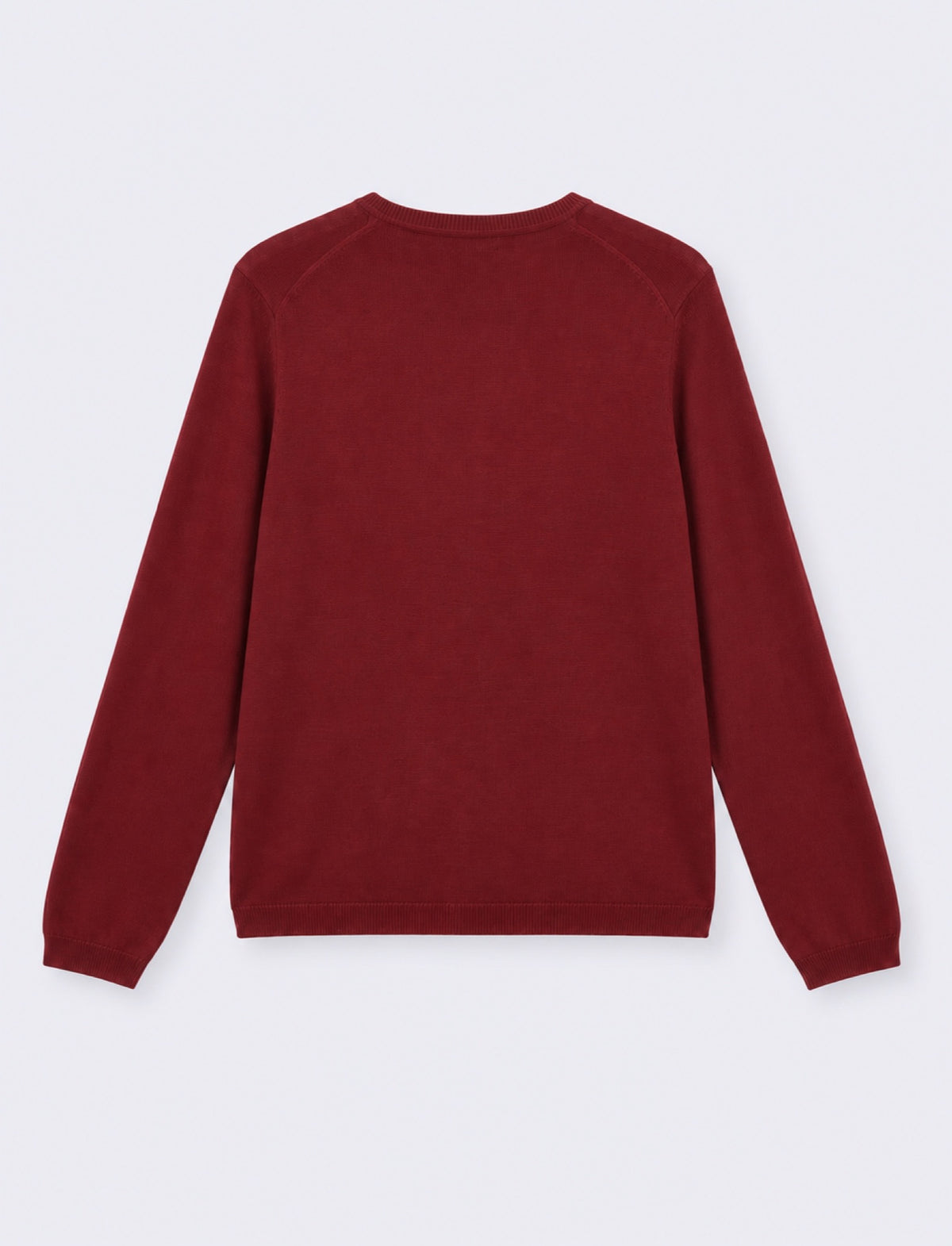 MAGLIA ML CARDIGAN - Rosso rubino