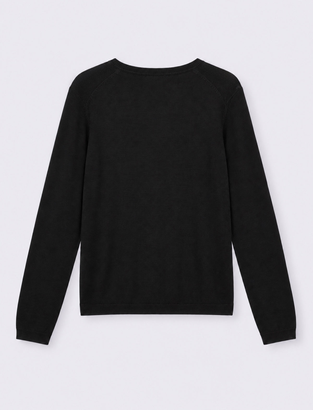 MAGLIA ML SCOLLO V - Nero