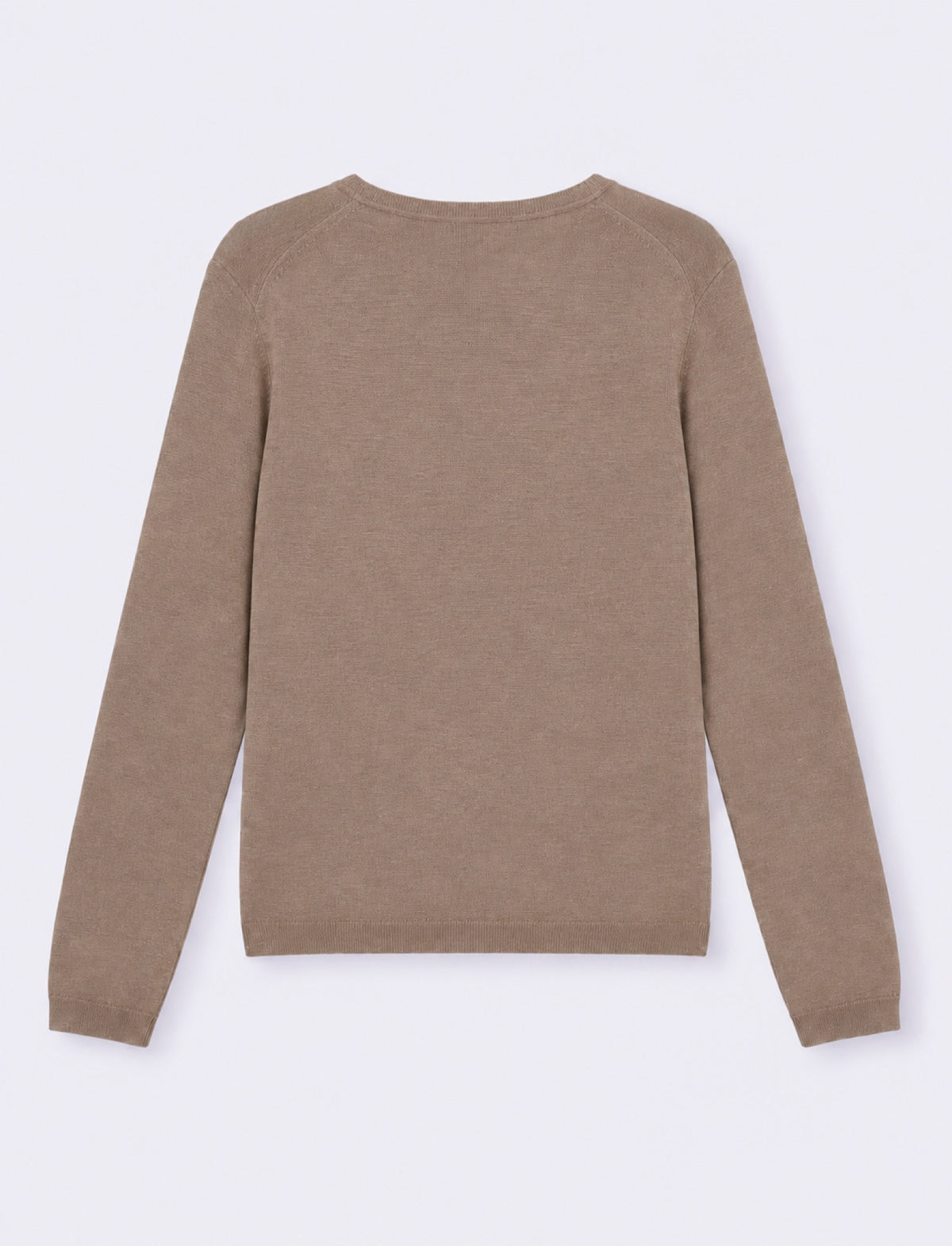 MAGLIA ML SCOLLO V - Grigio talpa