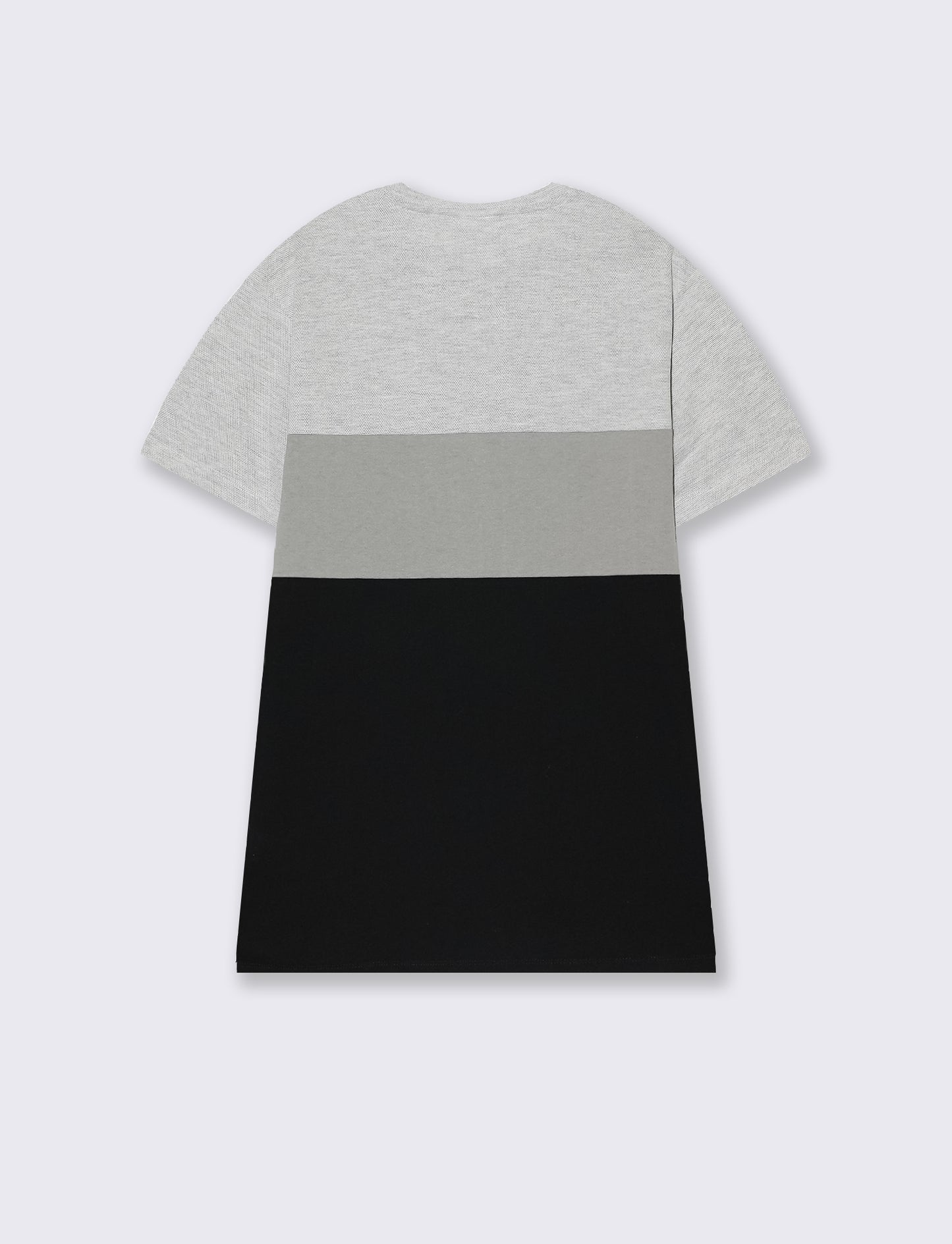 T-shirt con taschino da uomo - Nero