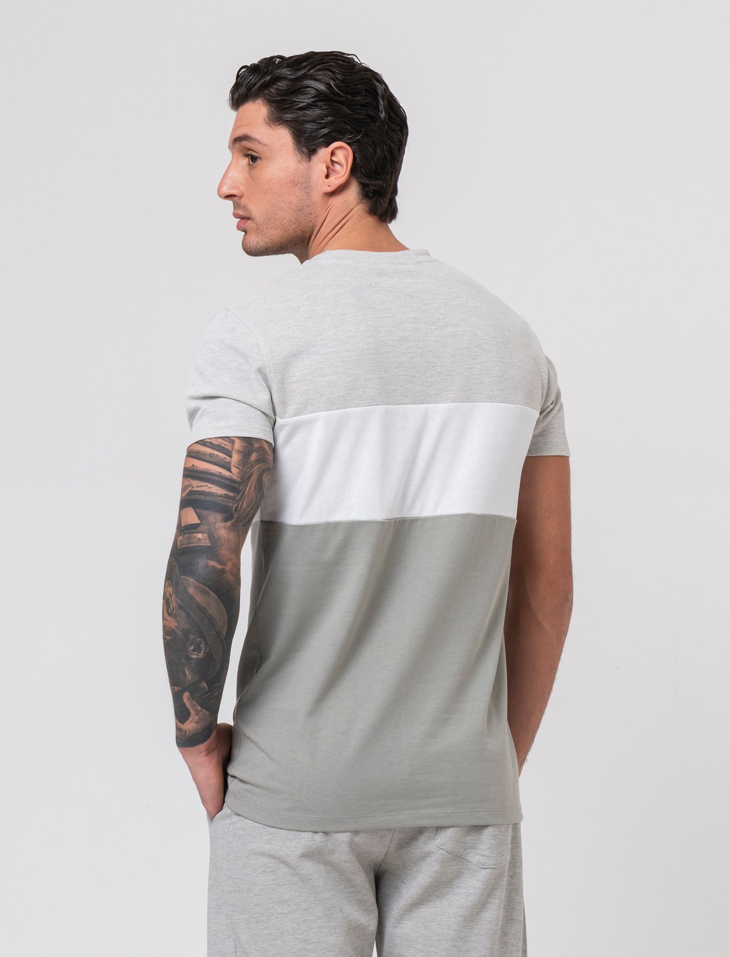T-shirt con taschino da uomo - Verde