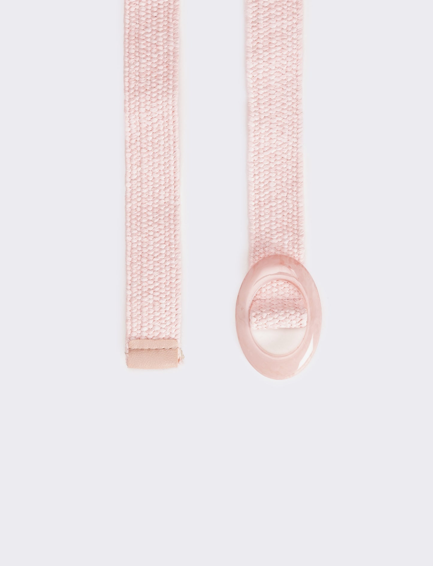 Cintura bambina ovale fibbia - Rosa