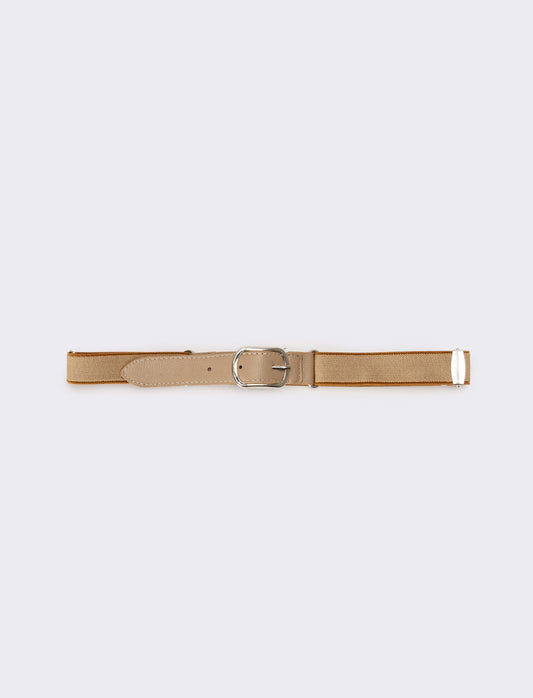 Cintura bambino elastica regolabile - Beige