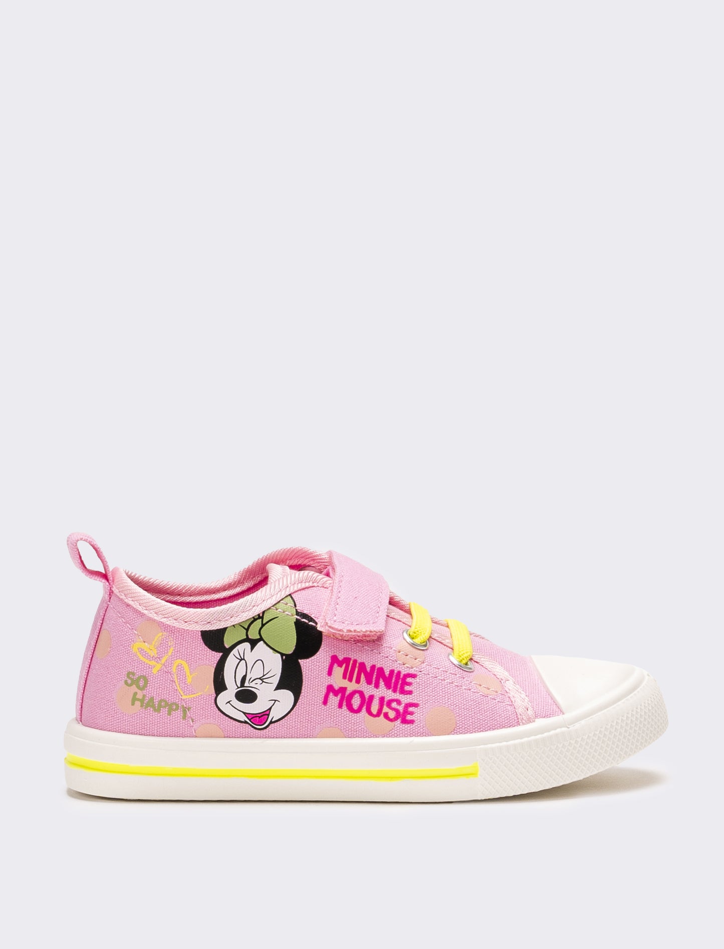 Sneakers Minnie ©  da bambina in canvas - Rosa