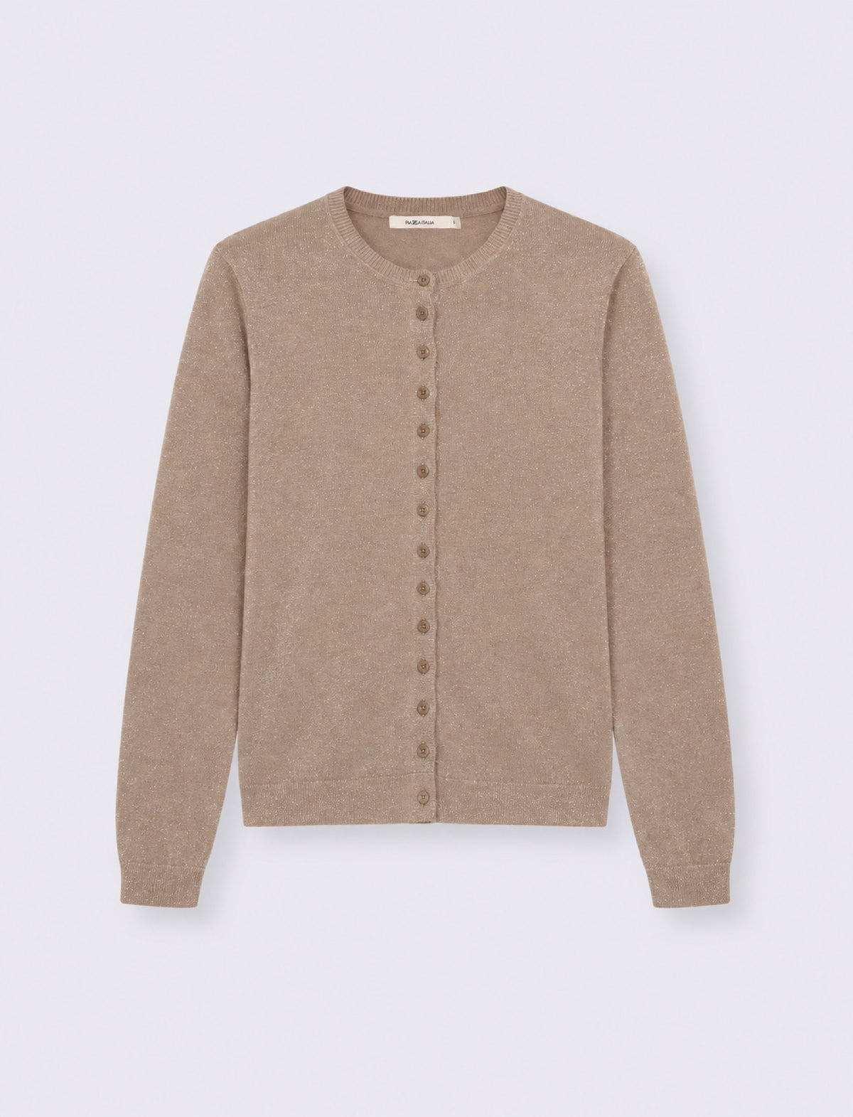 MAGLIA ML LUREX - Grigio talpa