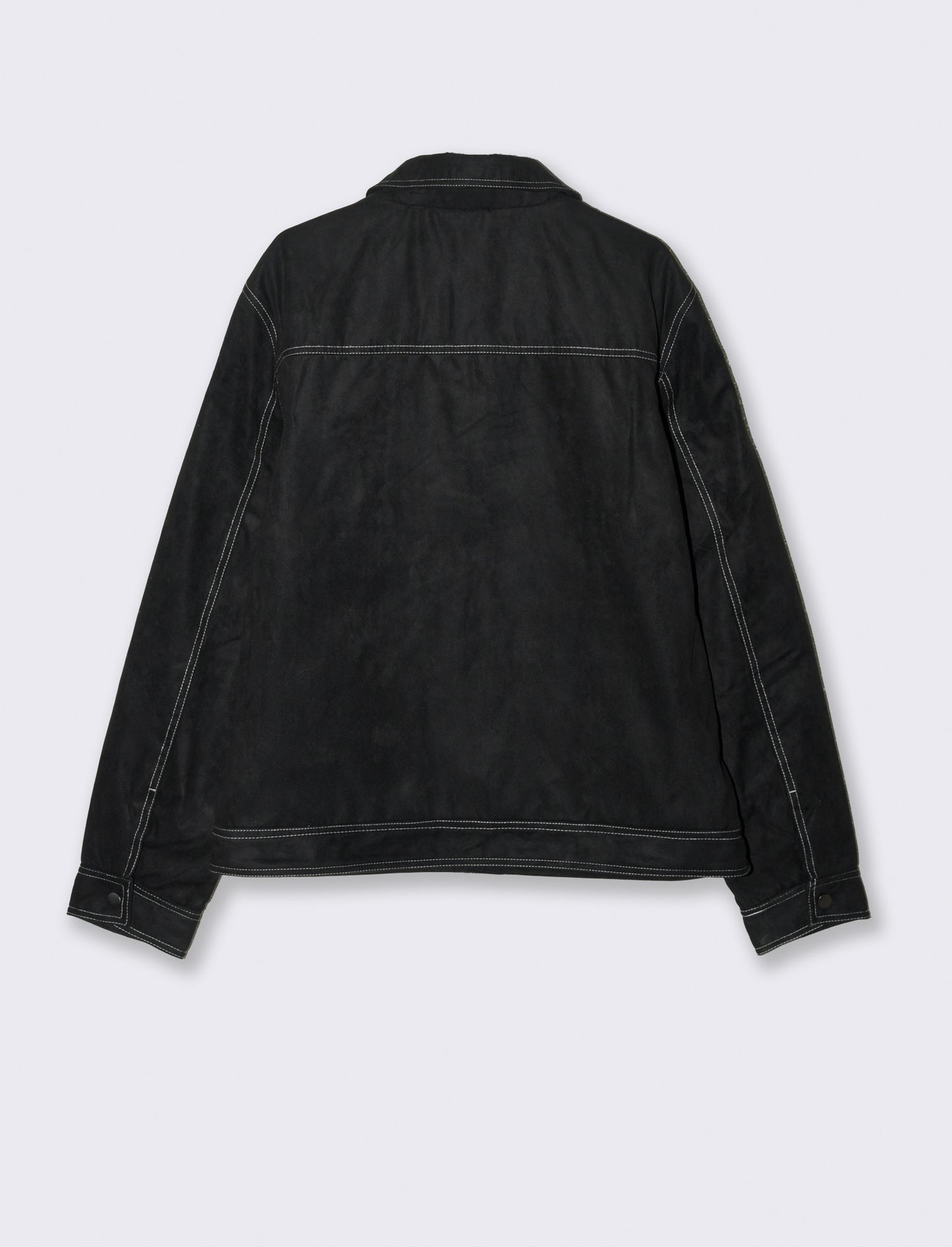 Man's suede effect jacket - Black