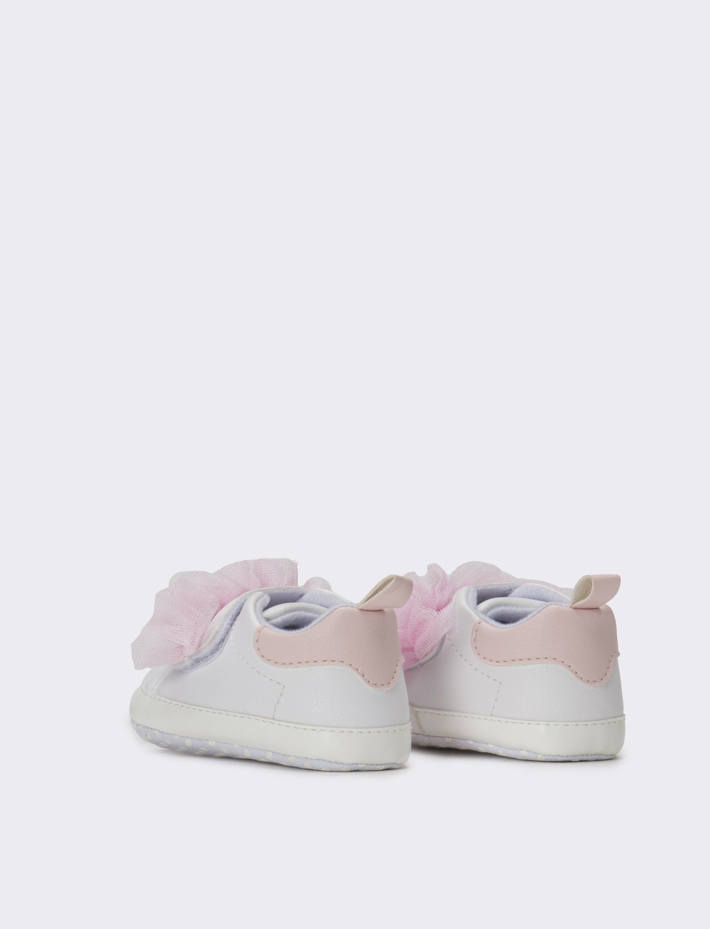 Scarpa con strappo da neonata - Bianco
