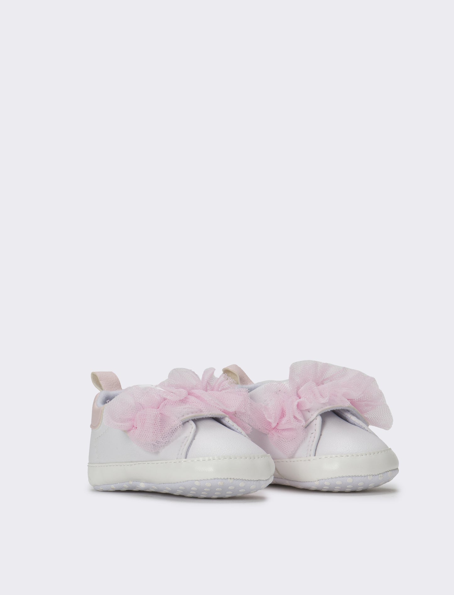 Scarpa con strappo da neonata - Bianco