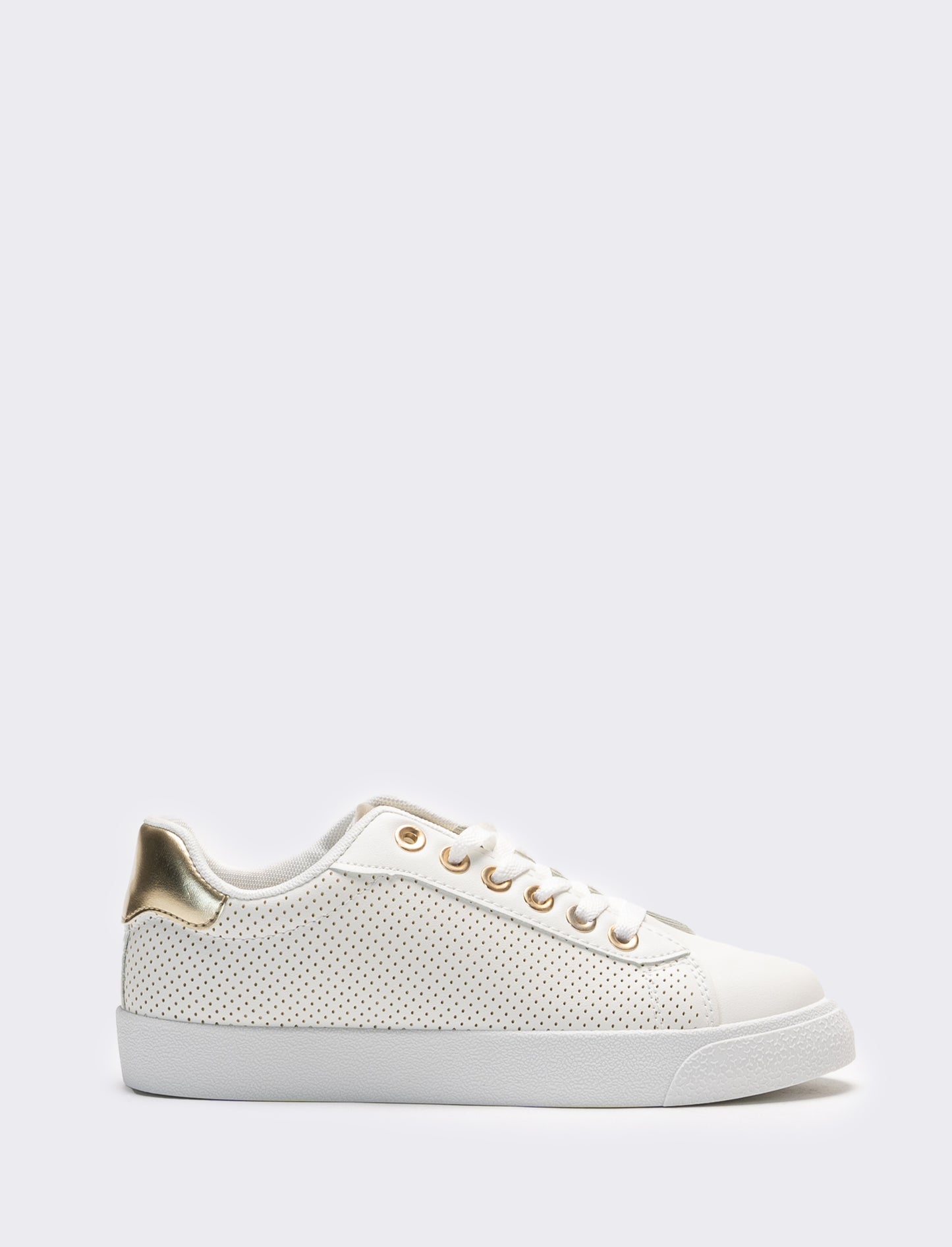 Sneakers da donna forata - Bianco