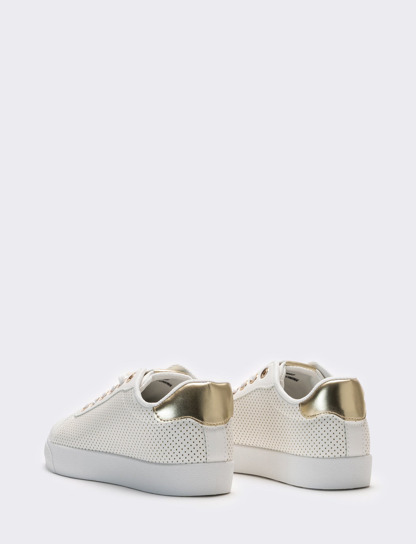 Sneakers da donna forata - Bianco