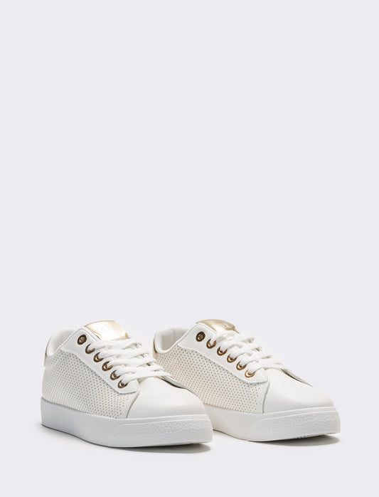 Sneakers da donna forata - Bianco