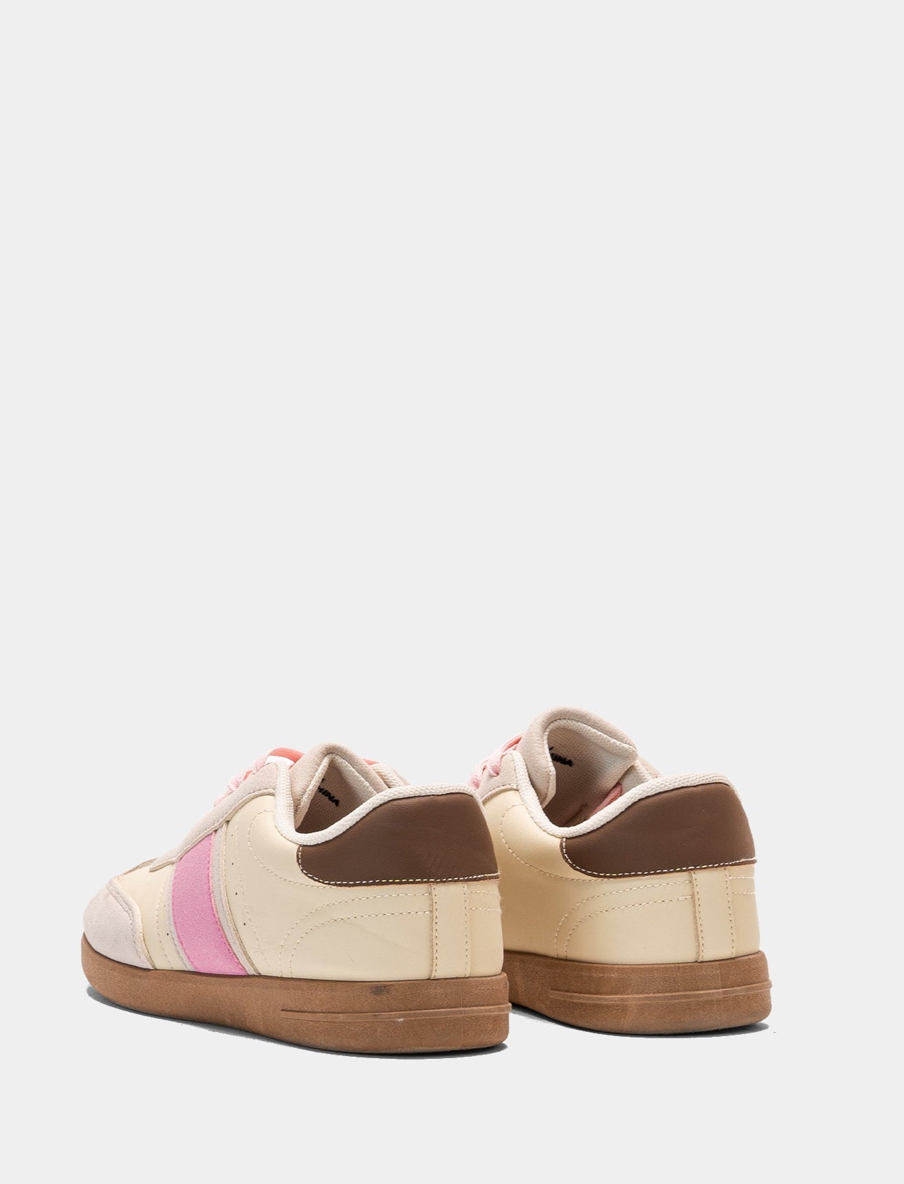 Sneakers da donna multielemento - Beige