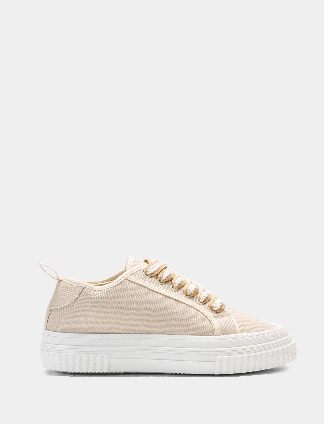 Sneakers da donna  in canvas - Beige