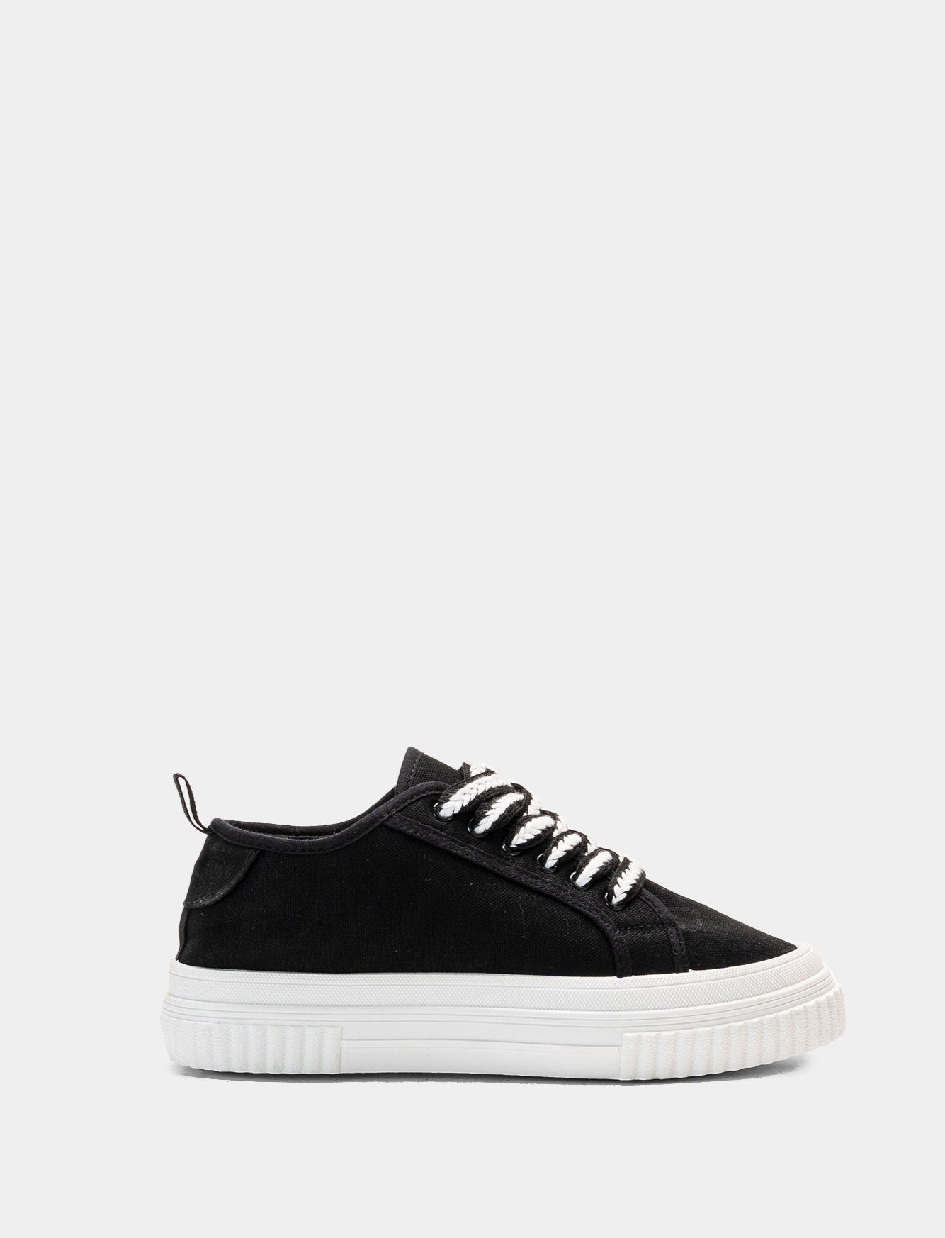 Sneakers da donna  in canvas - Nero