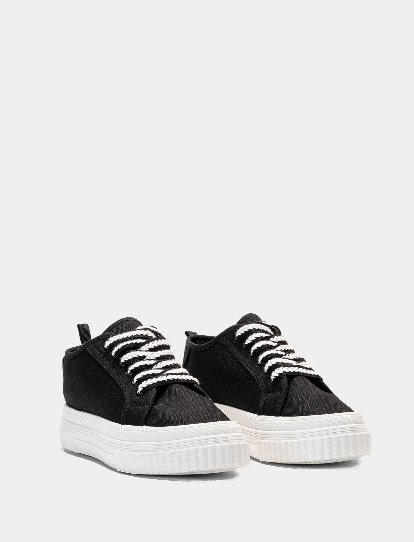 Sneakers da donna  in canvas - Nero