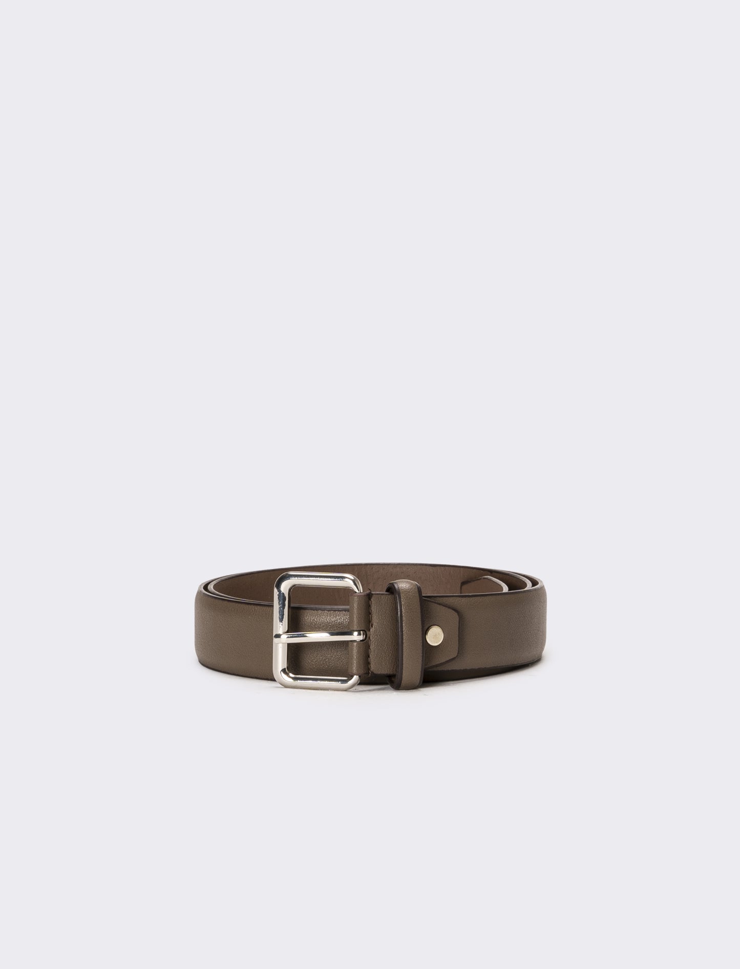 Cintura uomo fibbia quadrata - Marrone